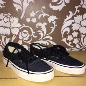 VANS blue and black sneaker